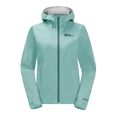 Abbildung von Jack Wolfskin Elsberg 2.5L Outdoorjacke, Damen, Größe: Medium, Sea foam