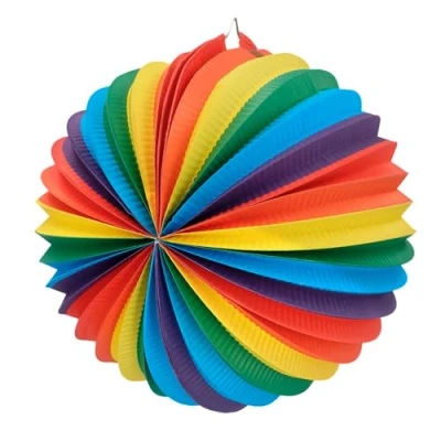 Abbildung von Glühbirnenlaterne Rainbow pro Stück