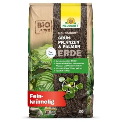 Abbildung von Blumenerde Neudorff Substrat NeudoHum Grünpflanzen und PalmErde 20L Pflanzsubstrat, (1 St)
