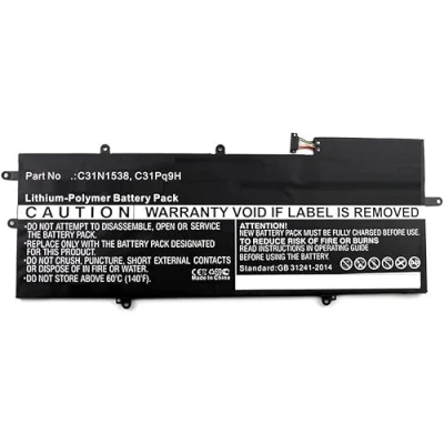 Abbildung von k.A. Akku für Asus C31N1538 Li Pol 11,55 Volt 4800 mAh schwarz
