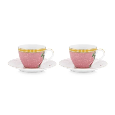 Abbildung von PIP STUDIO La Majorelle Pink Espressotasse m Untere Set2