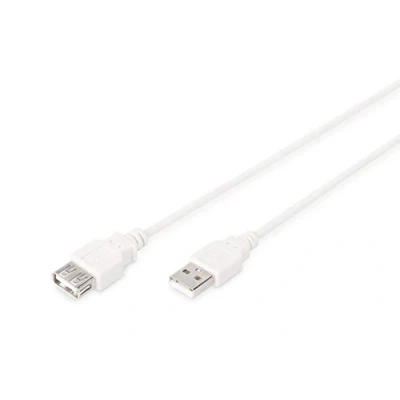 Abbildung von Assmann DIGITUS USB 2.0 Verlängerungskabel, Typ A St/Bu, 1.8m, be