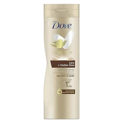Abbildung von 6x Dove Body Love Bodylotion Self Tan Lotion Care+Visible Glow 400ml