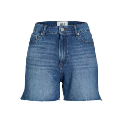Abbildung von JJXX Jxaura RH HW RA SN Jeans Shorts, Damen, Größe: XS, Medium blue denim