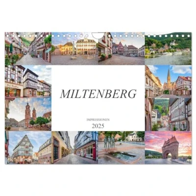 Abbildung von Miltenberg Impressionen (Wandkalender 2025 DIN A4 quer), CALVENDO Monatskalender