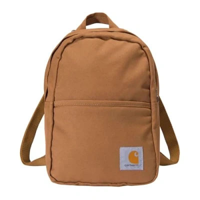 Abbildung von Carhartt Unisex Erwachsene Mini Backpack, Everyday Essentials Daypack for Men and Women Rucksack, Braun, Einheitsgröße