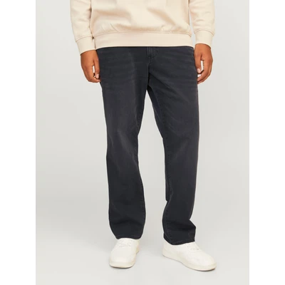 Abbildung von Jack &amp; Jones PLUS SIZE Jjimike Jjicon I.K. SQ Jeans Tapered Fit, Herren, Größe: 48x32, Black denim