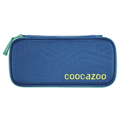 Abbildung von Coocazoo Federmäppchen PencilDenzel „Waveman“ blau, Schlamperetui, Geodreieckfach, Stundenplanfach, herausnehmbarer Stiftehalter, zusätzliches Reißverschlussfach