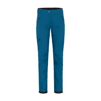 Abbildung von Bergson Outdoorhose TESSE COMFORT (slim) Damen Softshellhose, winddicht, strapazierfähig, Kurzgrößen, Saphir b