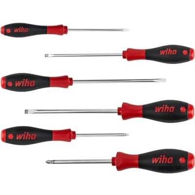 Abbildung von Wiha SoftFinish® SL/PZ Schraubendreher Set, 6 teilig