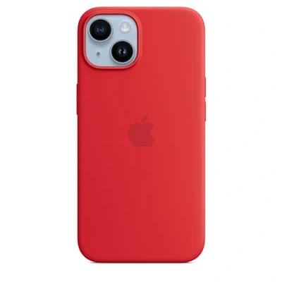 Abbildung von Apple iPhone 14 Silikon Case mit MagSafe (Product) RED ​​​​​​​