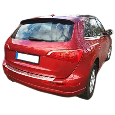 Abbildung von Ladekantenschutz Edelstahl CHROM kompatibel für AUDI Q5, TYP 8R 2008 2016 mit Abkantung premium Qualität von RECAMBO