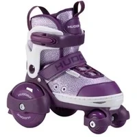 Abbildung von HUDORA Rollschuh My First Quad in versch. Größen &amp; Farben hochwertige Rollschuhe für Kinder bis 20kg größenverstellbar sichere Einsteiger Rollerskates mit großen Rollen