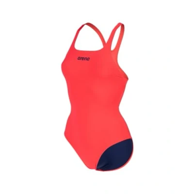 Abbildung von Arena PRO Solid Badeanzug, Damen, Größe: 34, Bright coral