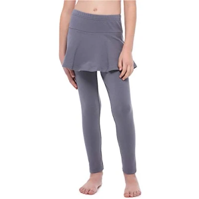 Abbildung von Merry Style Mädchen Lange Leggings aus Baumwolle mit Rock MS10 254 (Graphite, 122 cm)