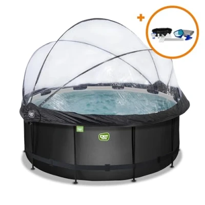 Abbildung von EXIT Pool all in one ø360cm Black Leather