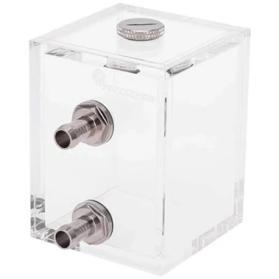 Abbildung von VIFERR Wasserkühlung Tank, 200 ml Kunststoff Wassertank Kühlsystem PC Flüssigkeitskühler Reservoir für CPU Water Block