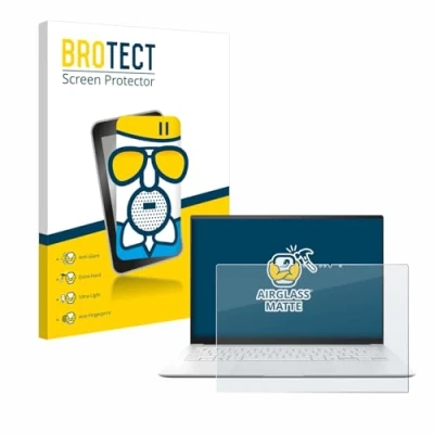 Abbildung von BROTECT Entspiegelungs Schutzglas für ASUS ZenBook S 14 UX5406 Schutz Folie Glas Matt [Extrem Kratzfest 9H, Anti Reflex, Fingerprint]