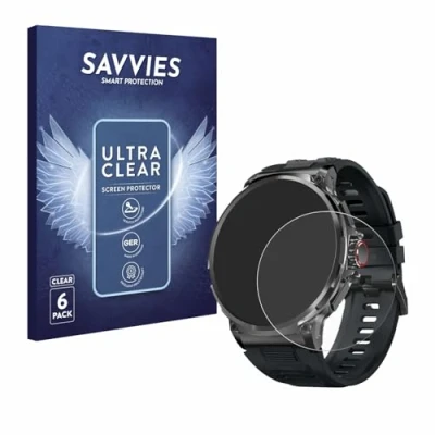 Abbildung von Savvies 6 Stück Schutzfolie für Stahlgear Zeus 1.85&quot; Displayschutz Folie Ultra Transparent