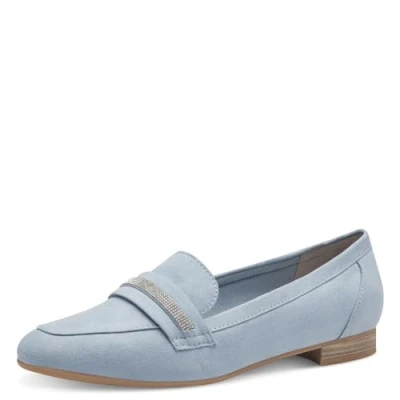 Abbildung von MARCO TOZZI Slipper, Businessschuh, Schlupfschuh, Halbschuh mit funkelndem Zierriegel