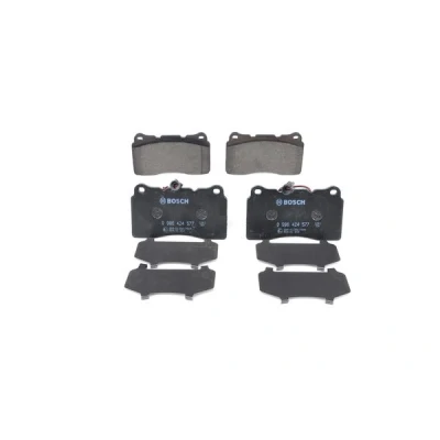 Abbildung von BOSCH 0 986 424 577 Bremsbelagsatz Low Metallic mit integriertem Verschleißsensor Anti Quietsch Blech ALFA ROMEO: 159 Sportwagon