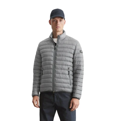 Abbildung von Marc O&#039;Polo TWIN Needle Standup Collar ZIP Pockets Elastic Binding Winterjacke, Herren, Größe: Large, Berlin breeze
