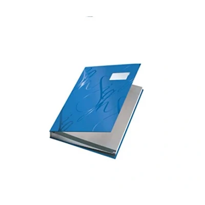 Abbildung von Leitz 57450035 Unterschriftsmappe Design, 18 Fächer, blau