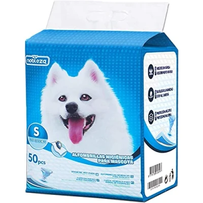 Abbildung von Nobleza 50 x Ultra saugfähige Hunde Trainingsunterlagen Welpenunterlage Welpen Toilettenmatte, 40 * 60cm, Packung mit Stück