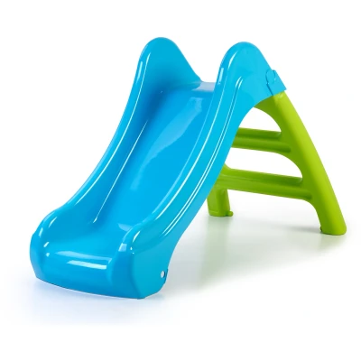 Abbildung von FEBER First Slide, 2 in 1 farbenfrohe, kleinformatige Kinderrutsche, mit Schlauchöffnung zum Umfunktionieren eine Wasserrutsche, für Jungen und Mädchen ab Jahr, Famosa (FEB04000)