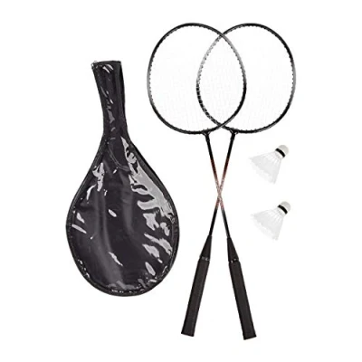 Abbildung von relaxdays Badmintonschläger Badmintonset mit Tasche