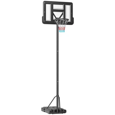 Abbildung von SPORTNOW 2 in 1 Basketballständer Höhenverstellbarer Basketballkorb mit Ständer