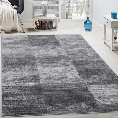 Abbildung von Paco Home Teppich &quot;ECE 917&quot;, rechteckig, Kurzflor, modernes Karo Design, melierte Optik