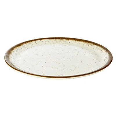 Abbildung von APS 84512 Teller, STONE ART, Ø 30 cm, Höhe 2 Melamin, creme/braun