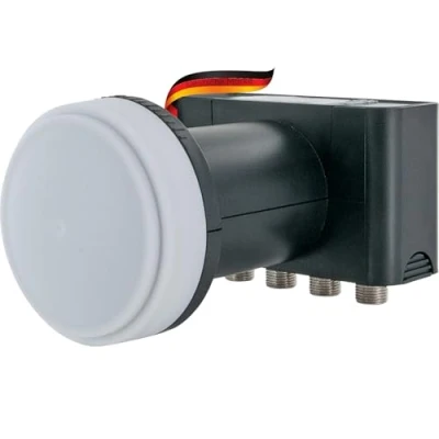 Abbildung von SCHWAIGER 296 Quad LNB Low Noise Blockconverter digital Kappe Satellitenschüssel Zubehör Multifeed Wetterschutz anthrazit