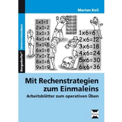 Abbildung von Mit Rechenstrategien zum Einmaleins: Arbeitsblätter operativen Üben (2. bis 4. Klasse)