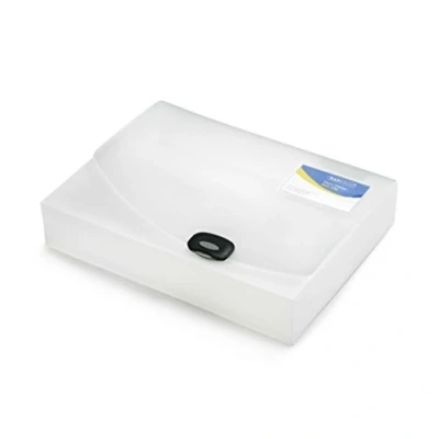 Abbildung von Rapesco 0714 60mm Ordnungsbox, A4, Farblos