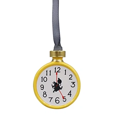 Abbildung von Disney Alice im Wunderland Baumschmuck zum Aufhängen Goldschlüssel 7,4 cm x 4,8 5,7 Ornament Weihnachtsbaumschmuck Geschenke