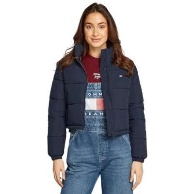 Abbildung von Tommy Jeans Steppjacke mit Logostickerei