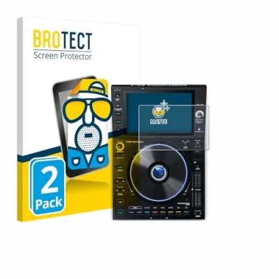 Abbildung von BROTECT Entspiegelungs Schutzfolie für Denon DJ SC6000 Prime (2 Stück) Matte Displayschutz Folie, Anti Reflex, Fingerprint