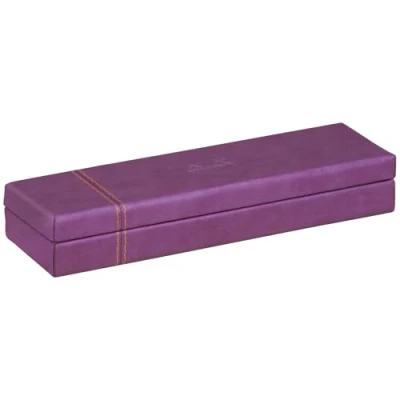 Abbildung von Rhodia 319780C Stiftebox (21 x 5,5 3 cm, praktisch und strapazierfähig, Kunstleder, elegant, ideal für Ihr Büro) 1 Stück, violett