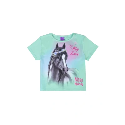 Abbildung von MISS Melody Tshirt print für Kinder, Größe: 140, Ocean wave