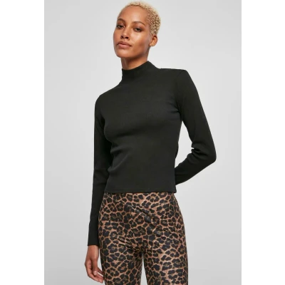 Abbildung von Urban Classics BACK CUT OUT Longsleeve Langarmshirt, Damen, Größe: Large, Black