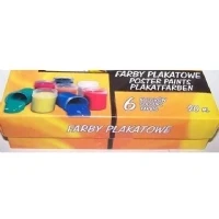 Abbildung von Plakatmalfarben 6farbig 20ml ASTRA p6
