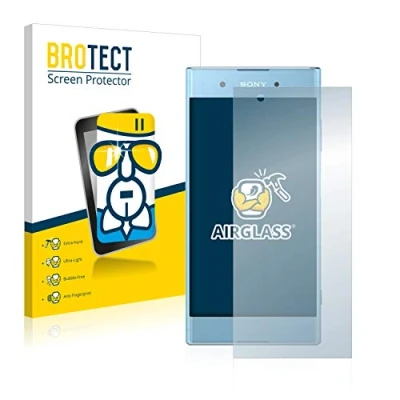 Abbildung von BROTECT Schutzglas für Sony Xperia XA1 Plus Schutzfolie Panzer Folie Glas [Extrem Kratzfest 9H, Anti Fingerprint, Ultra Transparent]