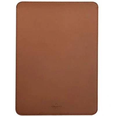 Abbildung von Comfyable Laptop Hülle 14 Zoll Genau kompatibel mit MacBook Pro in M4 2024 Pro/Max &amp; M3 M2 M1 Alte Version 13 13.3 Pro/MacBook Air, Kunstlederhülle, Braun