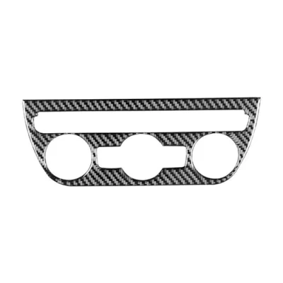 Abbildung von Für VW Tiguan 2011 2018 Auto Zentrale Steuerung Klimaanlage Schalter Panel Trim Aufkleber Carbon Faser Zubehör Abdeckung Cover Decal