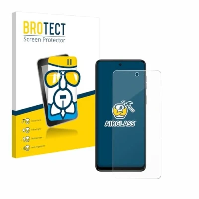 Abbildung von BROTECT Schutzglas für Motorola Moto G54 Schutzfolie Panzer Folie Glas [Extrem Kratzfest 9H, Anti Fingerprint, Ultra Transparent]
