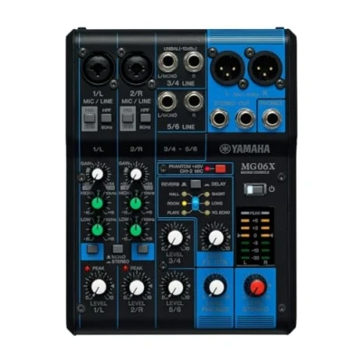 Abbildung von Yamaha Mischpult Mixing Console MG06X, 6 Kanal