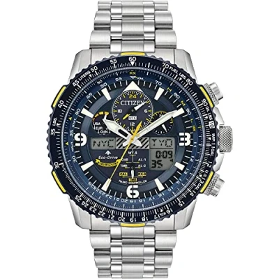 Abbildung von Citizen Funkchronograph JY8078 52L, Armbanduhr, Herrenuhr, Solar, Stoppfunktion, Edelstahlarmband