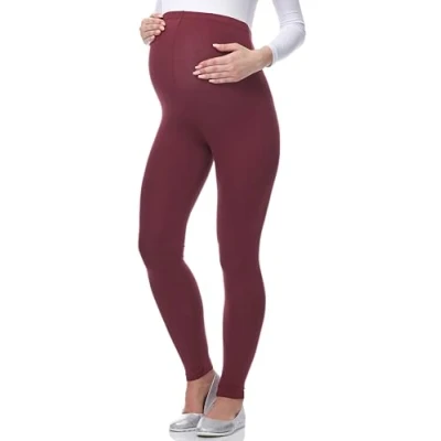 Abbildung von Bemammy Leggings Hosen, Damen, Größe: XXL, Schwarz/dunkelrot(2pack)